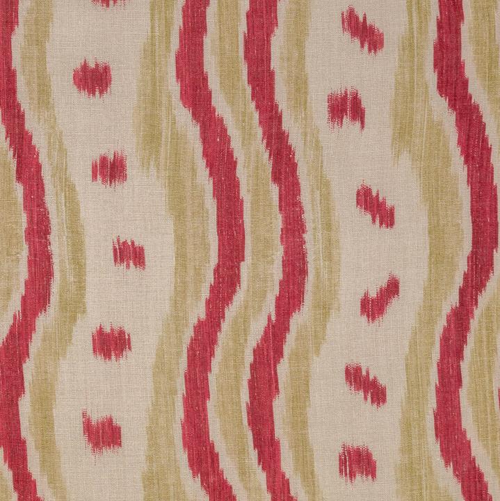 Ikat Stripe fabric authentic by Blithfield & Co.