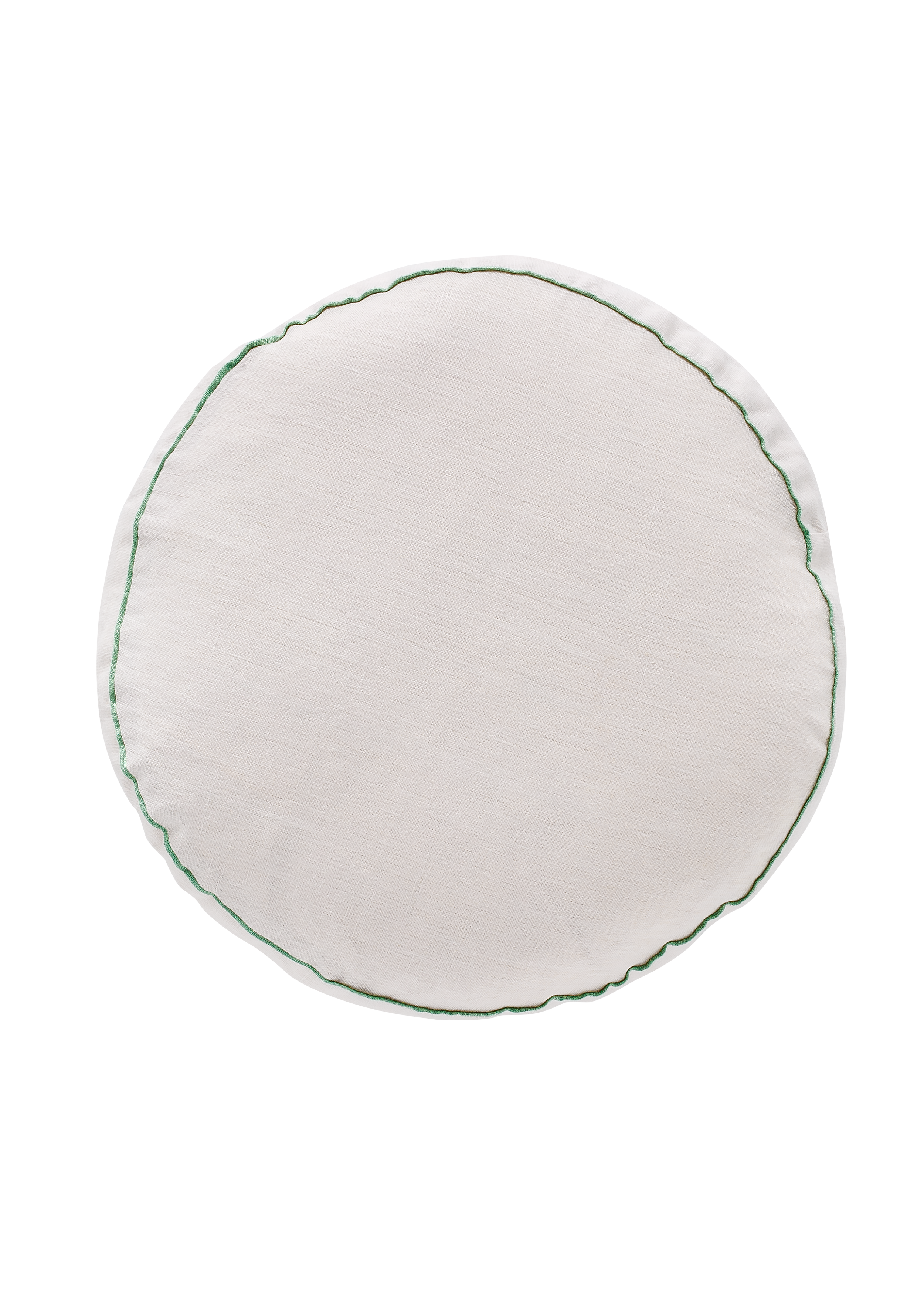 Round clearance white cushion