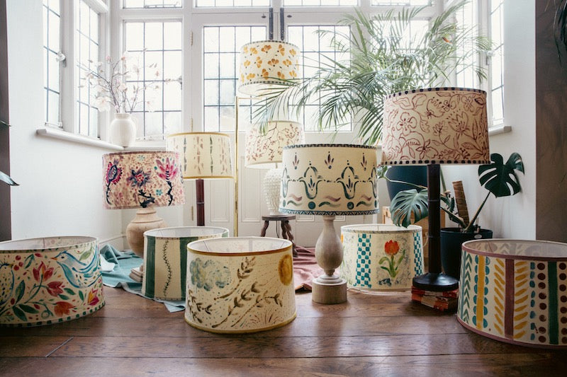 Haines Curates Lampshade Painting Workshop
