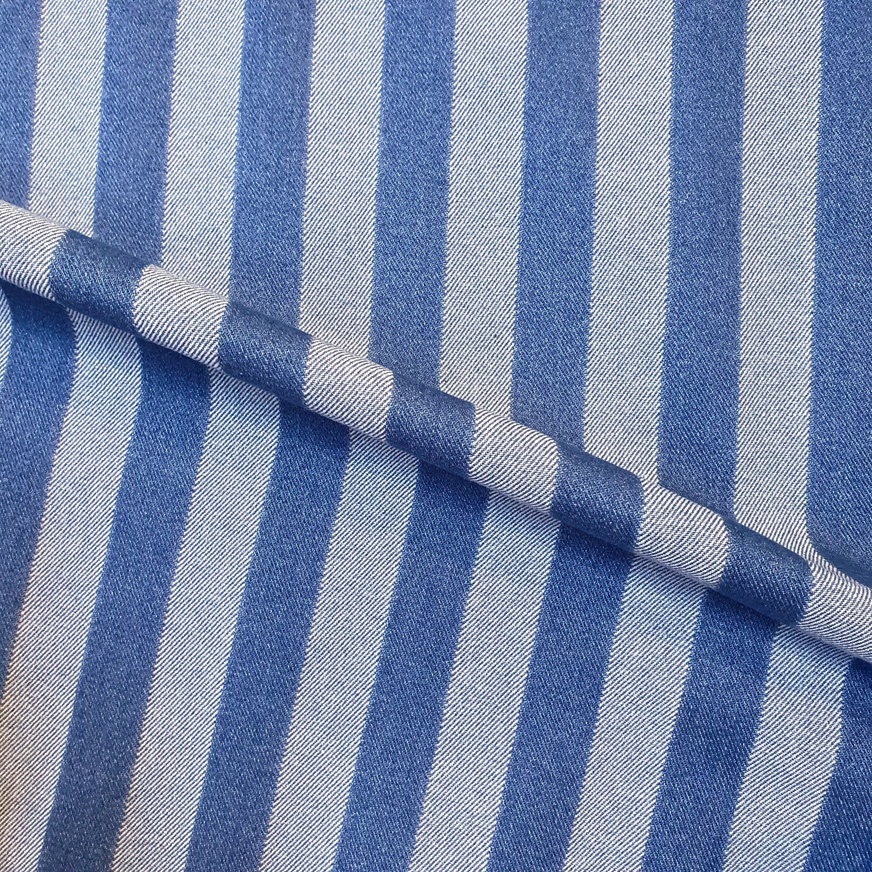 Striped Herringbone Weave