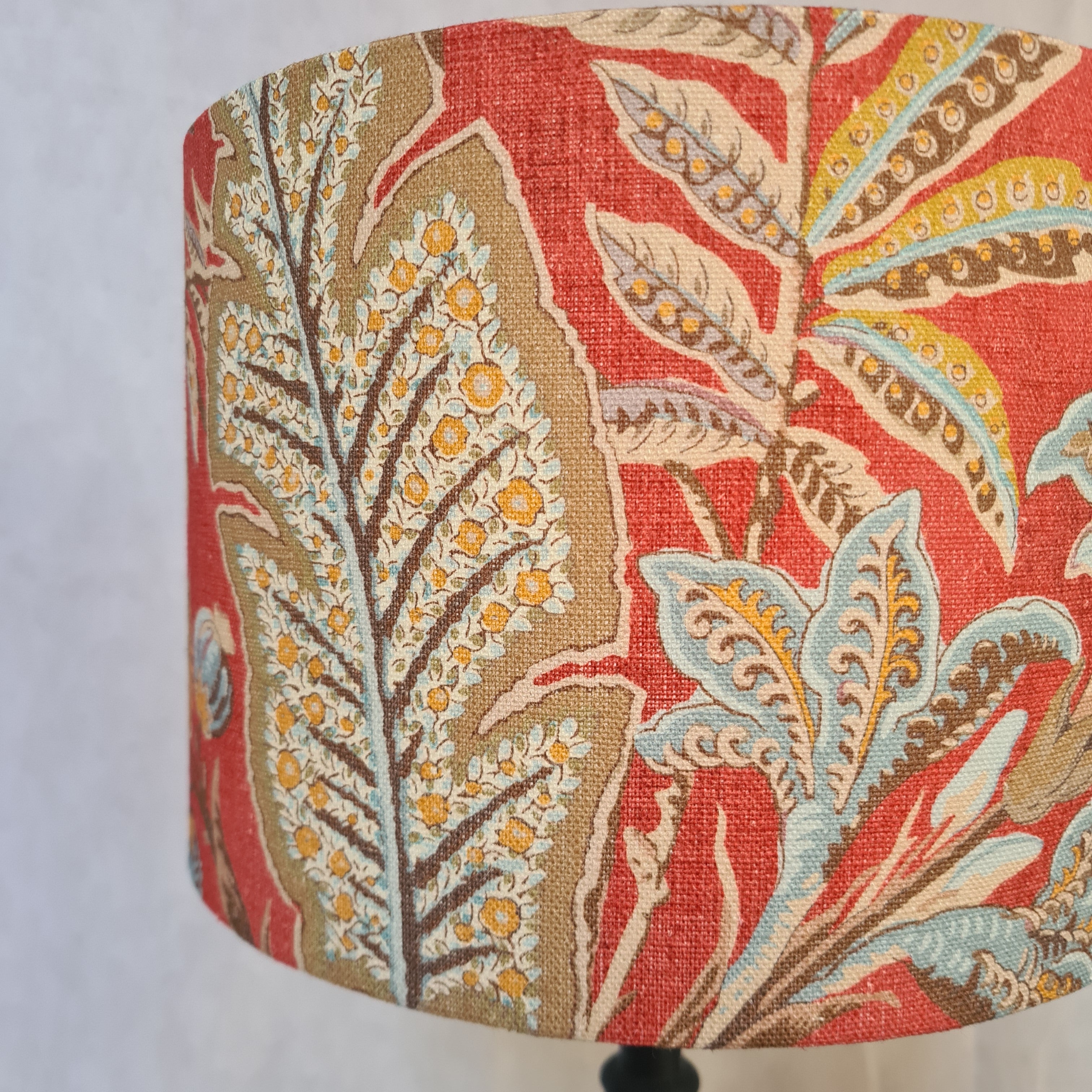 Stylised Leafy Floral Lampshade