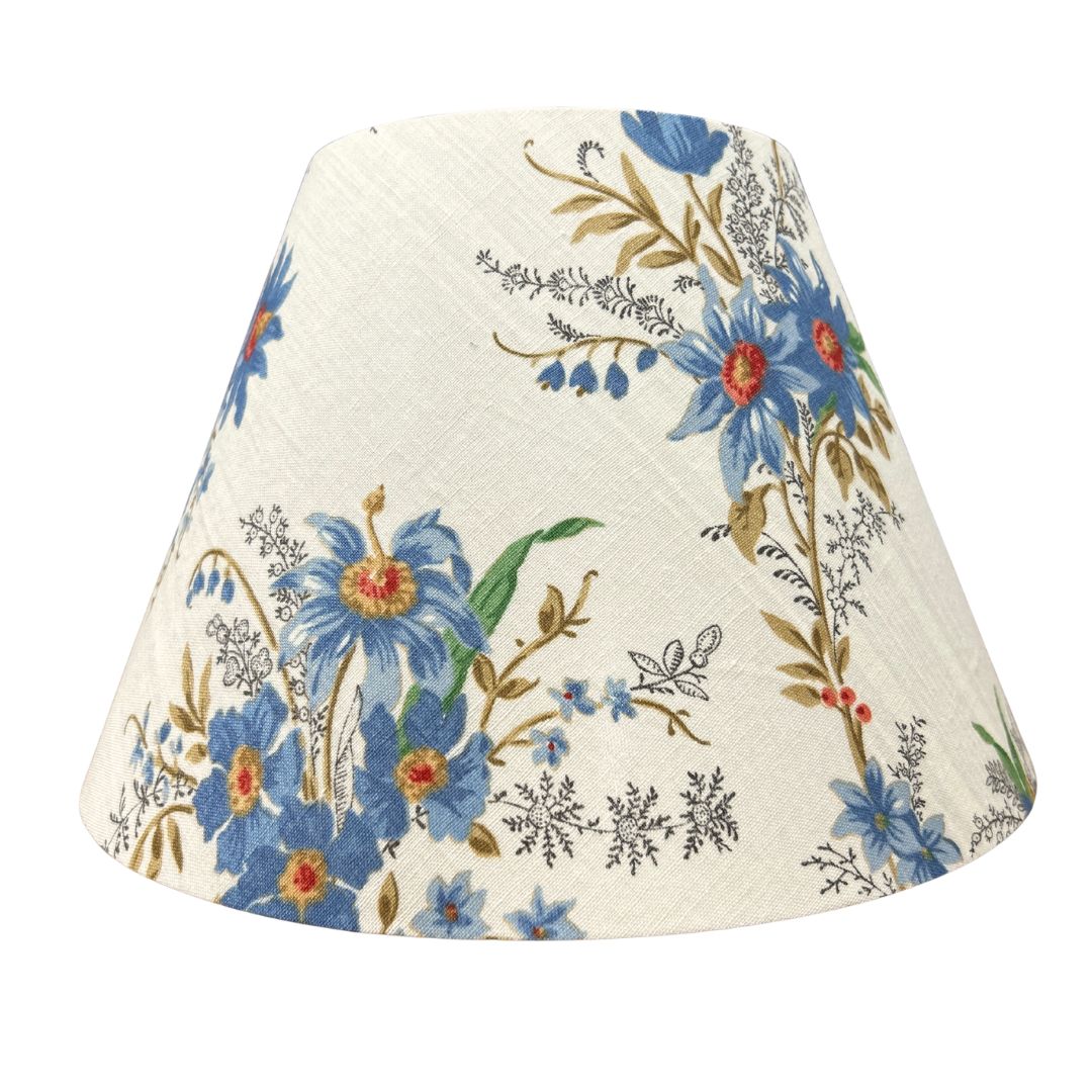 Delicate Blue Flower Lampshade