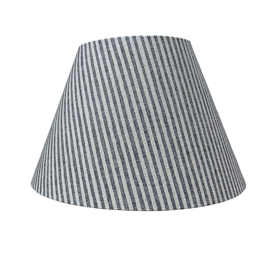 Charcoal Stripe Lampshade