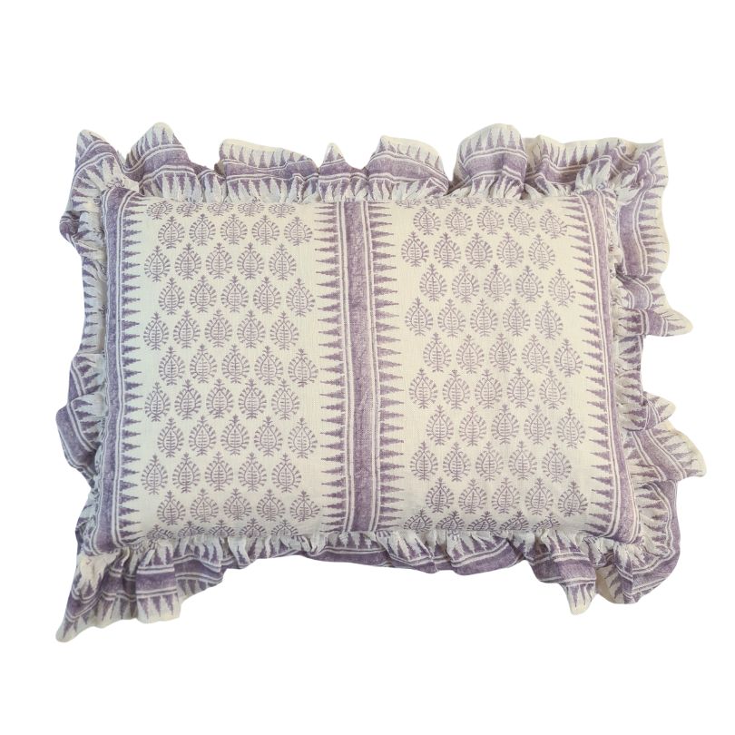 Paisley and Stripe Cushion