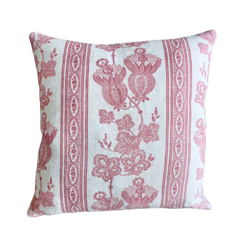 Floral Stripe Cushion