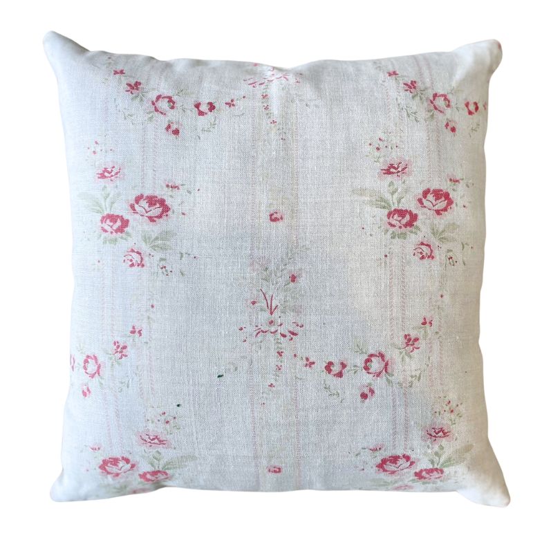 Delicate Floral Print Cushion