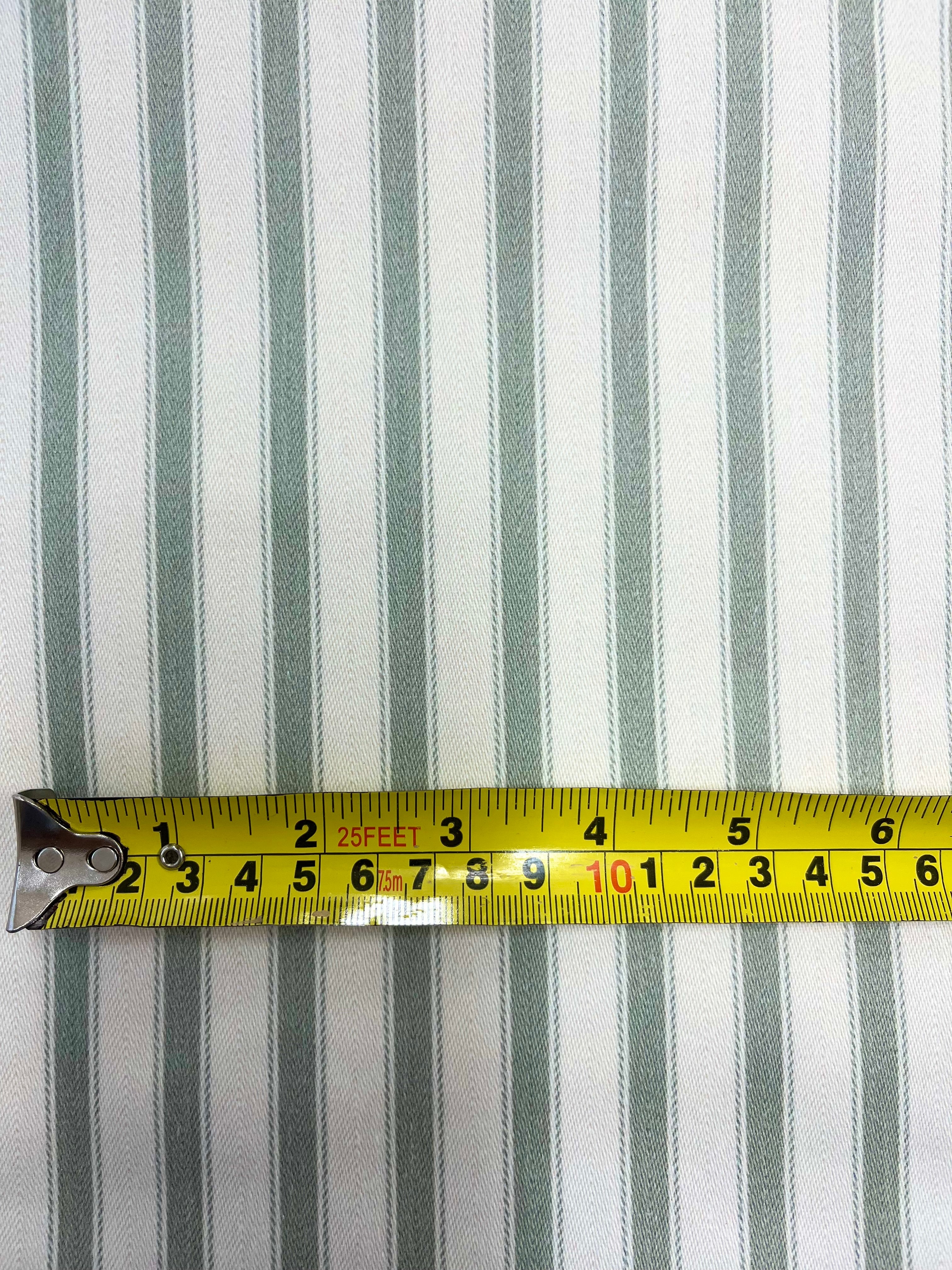 Printed Green Stripe