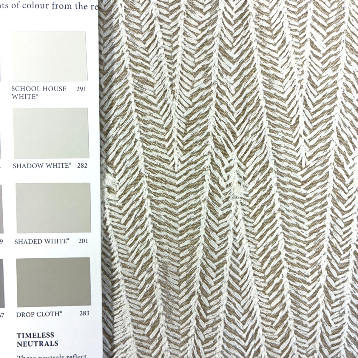 Embroidered Chevrons