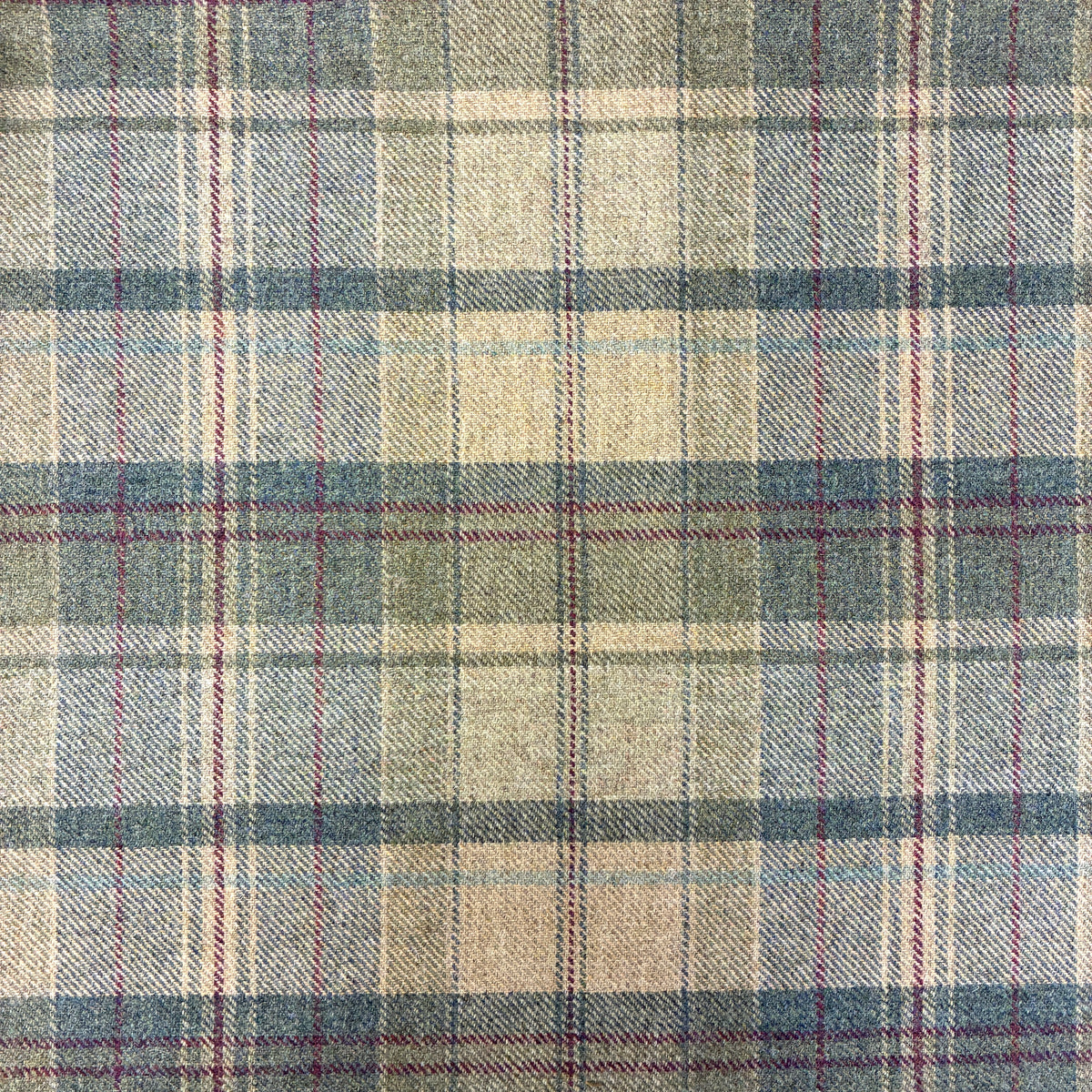 Plaid Wool Mix