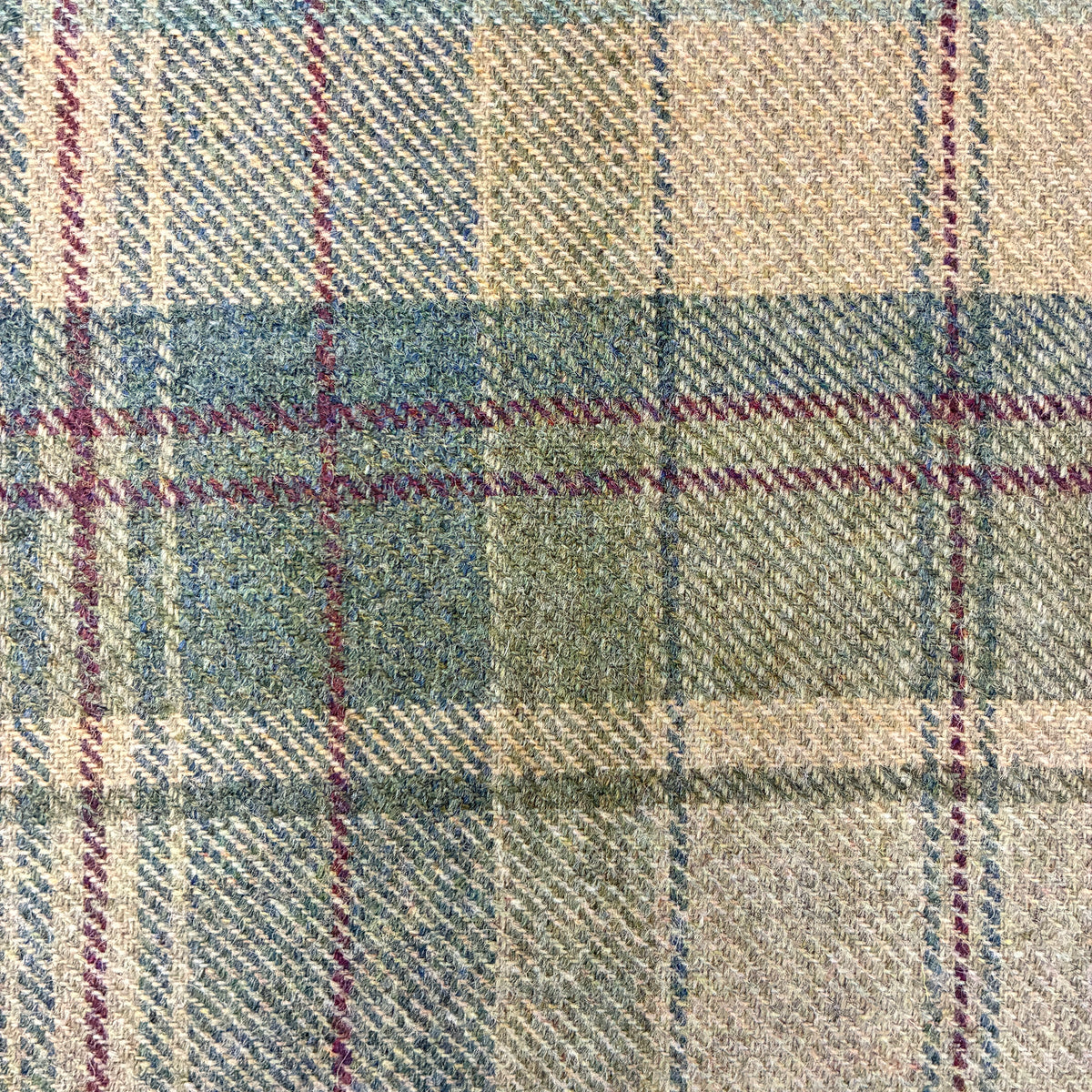 Plaid Wool Mix
