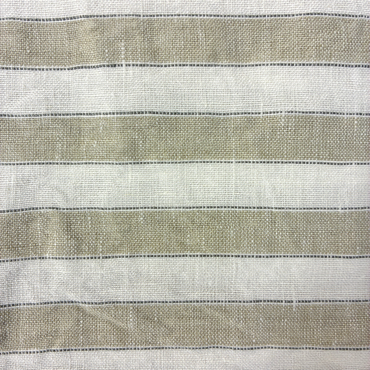 Striped Semi-Sheer Linen