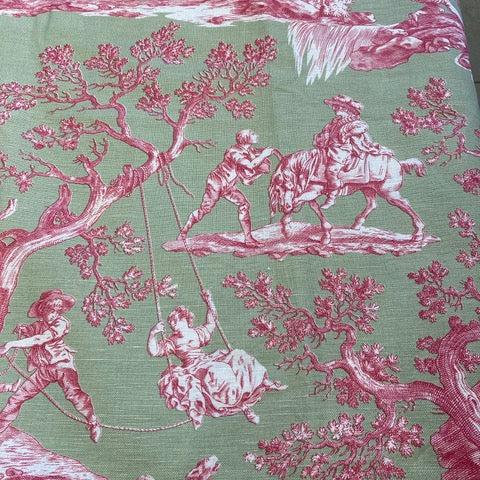 Manuel Canovas Fleury Toile de Jouy Fabric-Manuel Canovas shop Bellegarde Fabrics