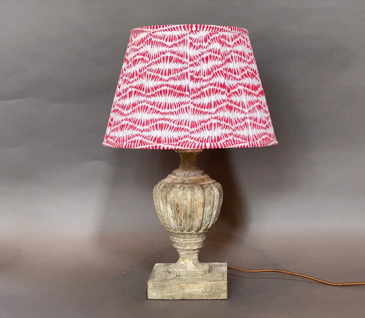 Samarkand Cherry Bangla Cotton Lampshade 45cm