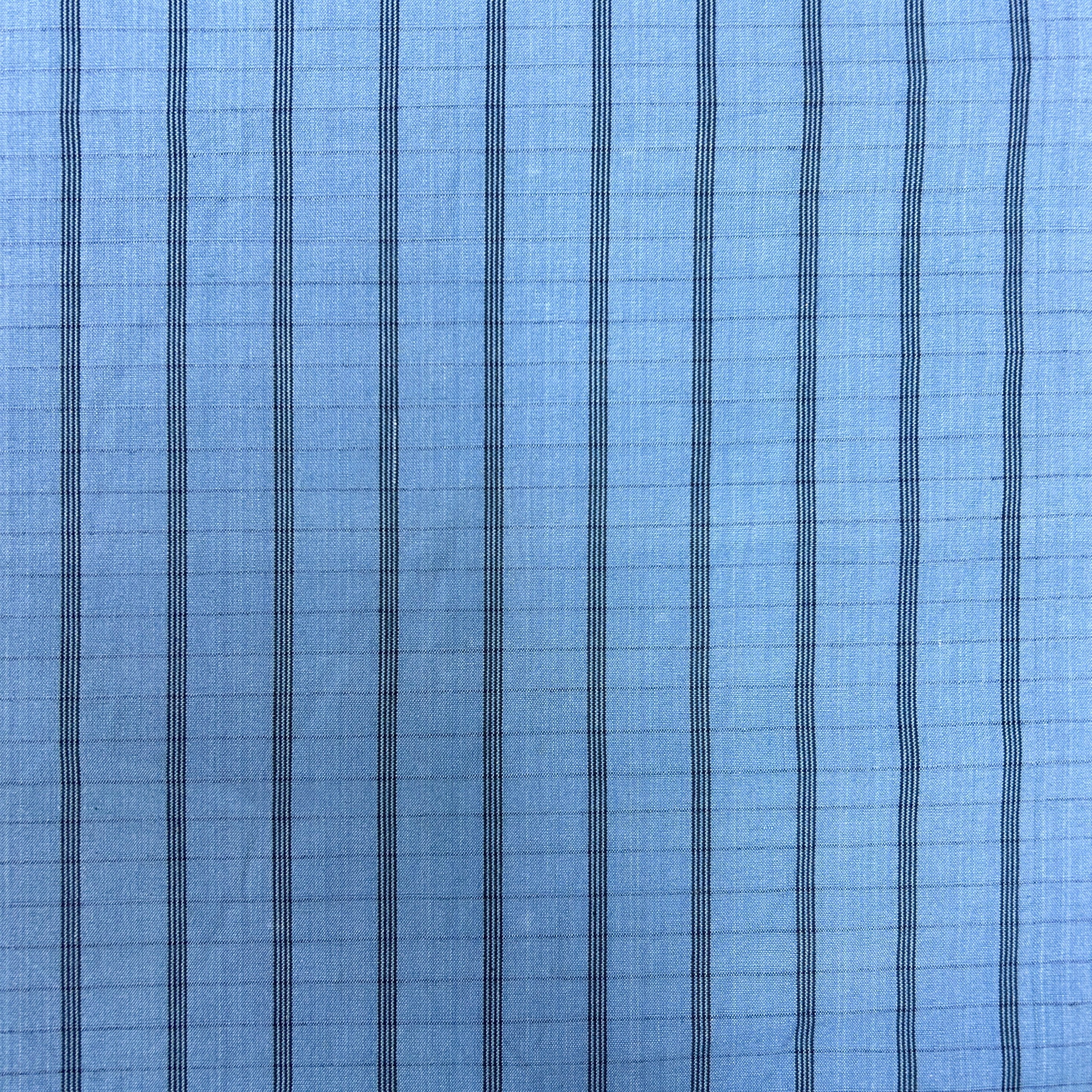 Narrow Black Stripe on Blue