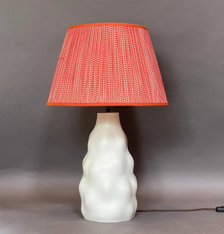 Samarkand Nought & Crosses Silk Lampshade 40cm