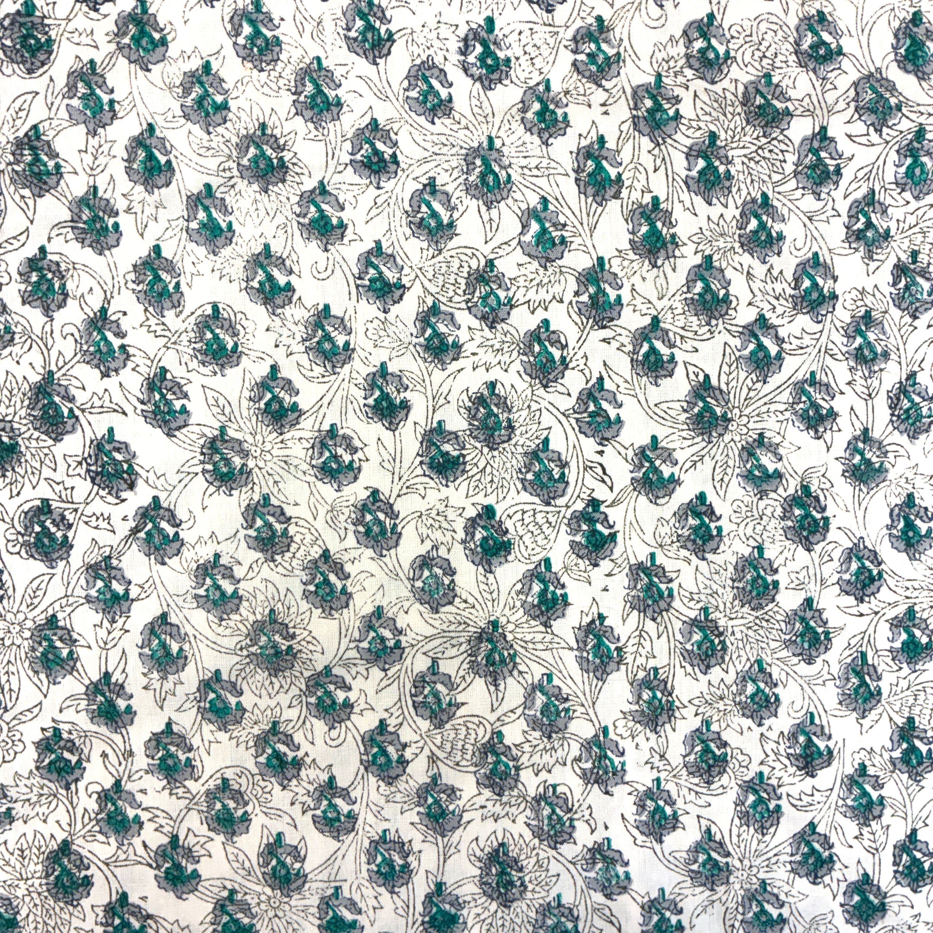 Hand Printed Indian Floral