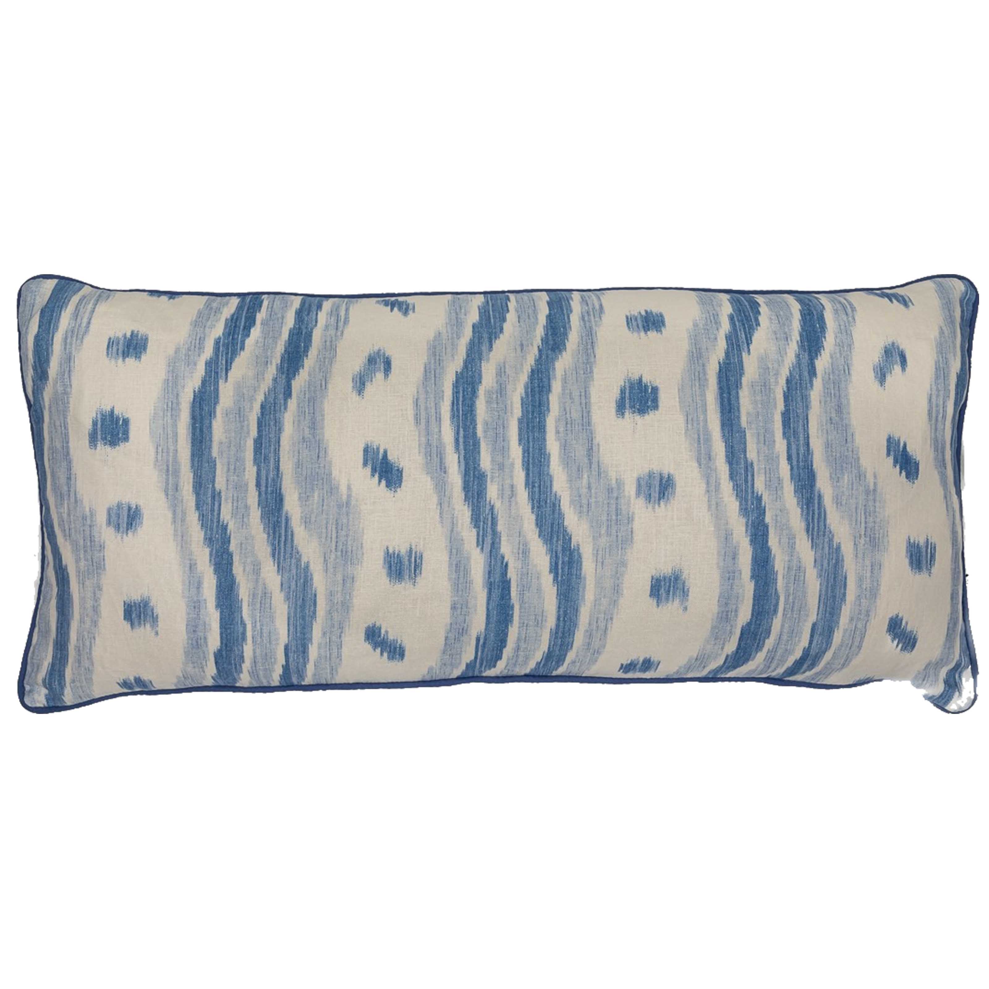 Wicklewood, Ikat Stripe Bolster Cushion