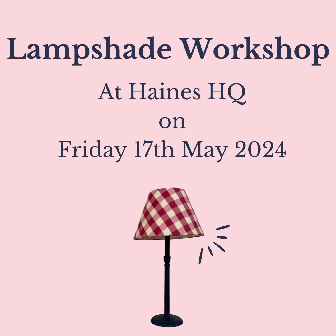 Lampshade Workshop for Beginners - 17th May 2024