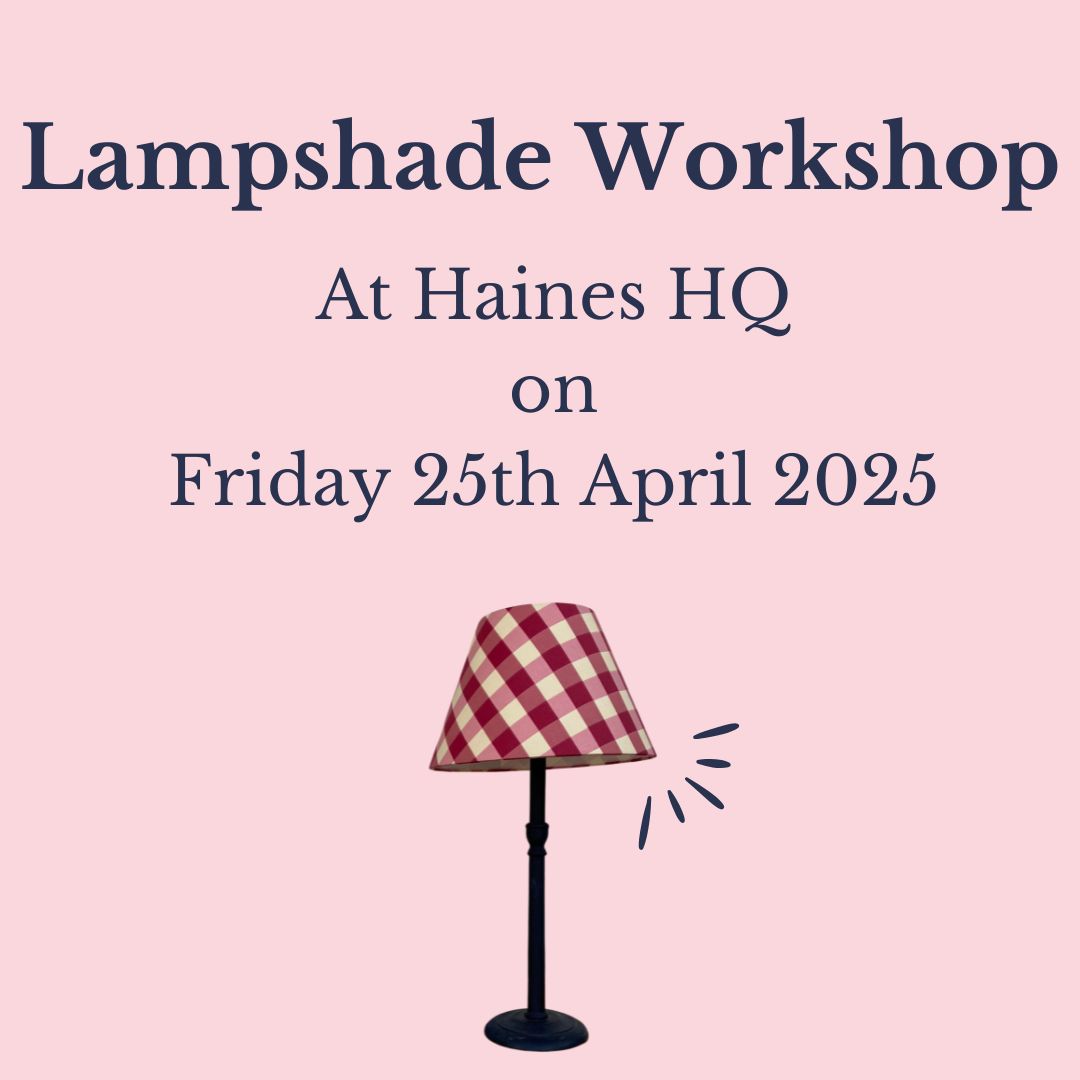 Lampshade Workshop for Beginners - 25th April 2025