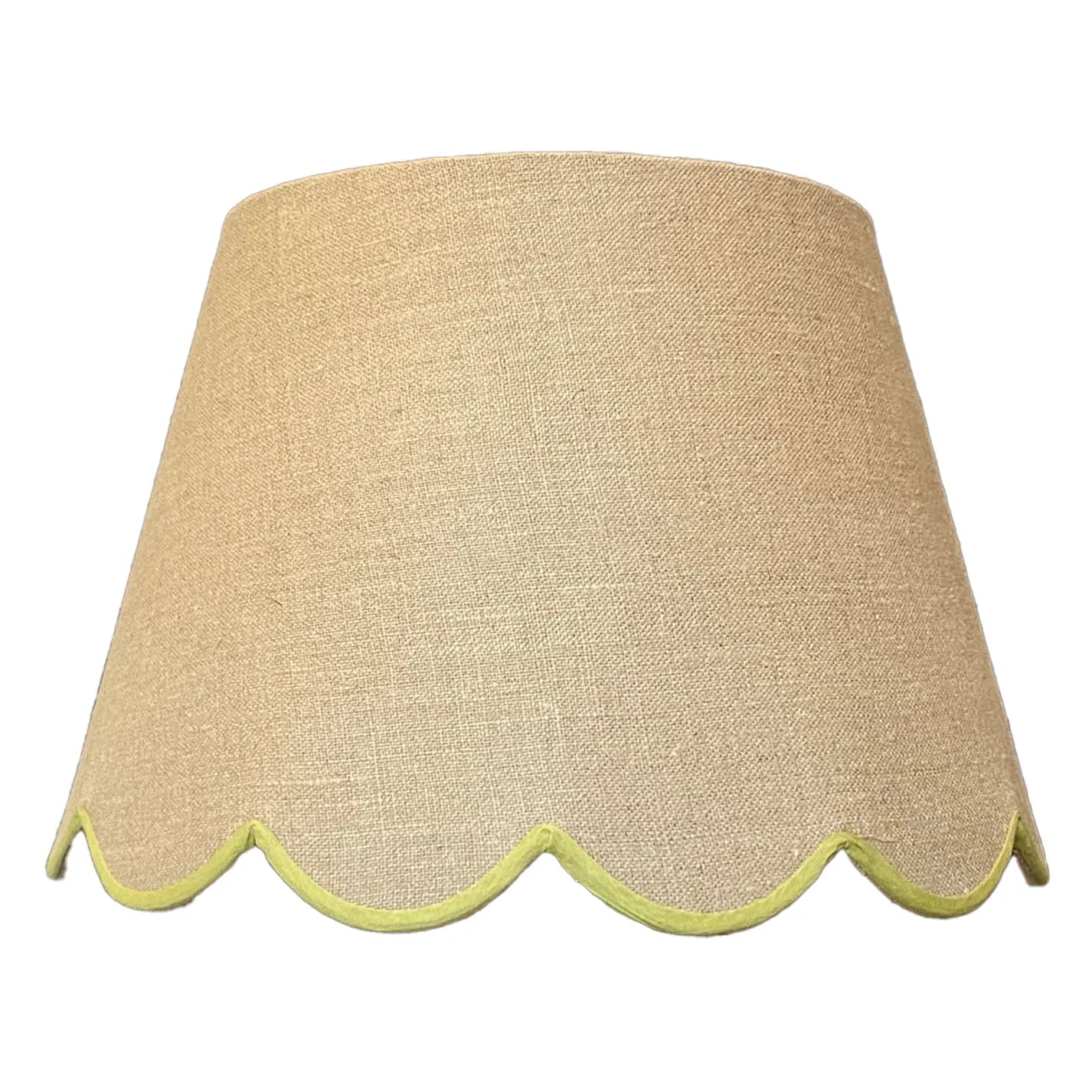 Samarkand Scalloped Green Lampshade 40cm