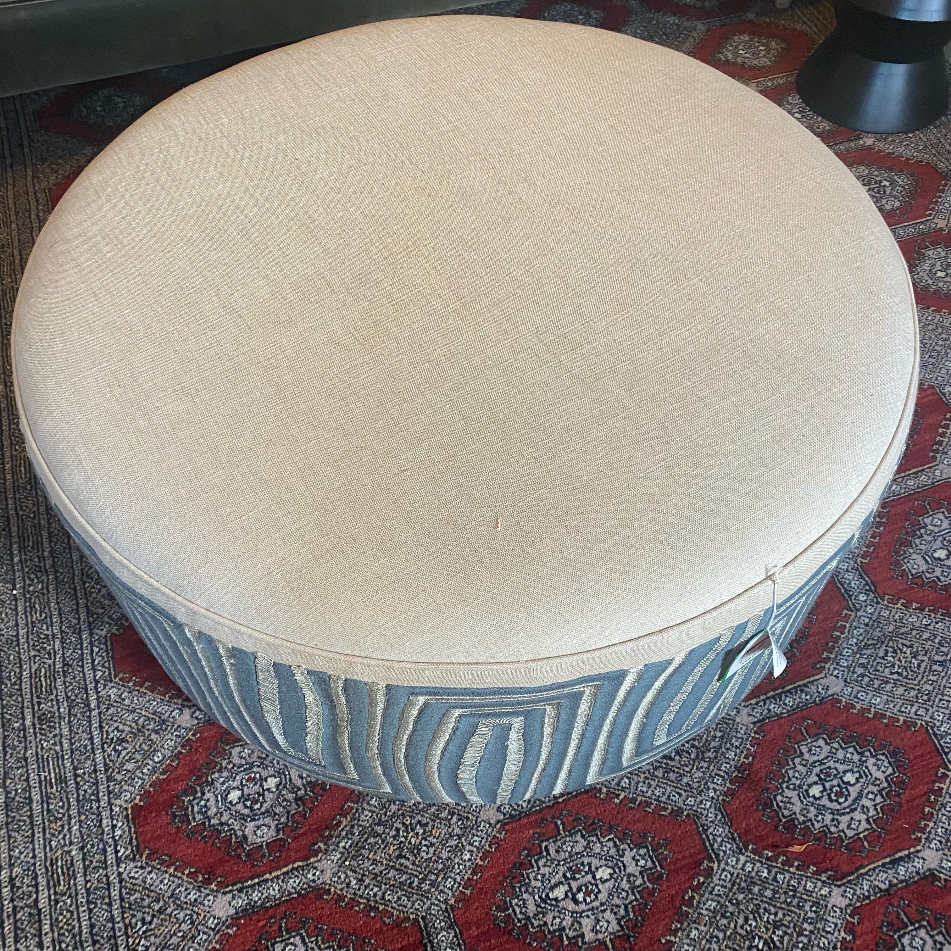 Bespoke Round Ottoman