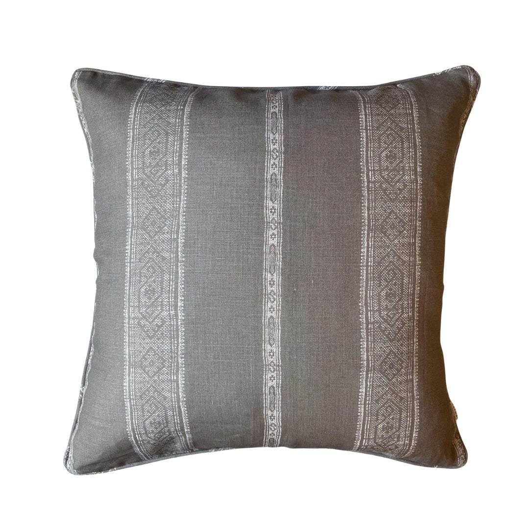 Lace Design Stripe Cushion